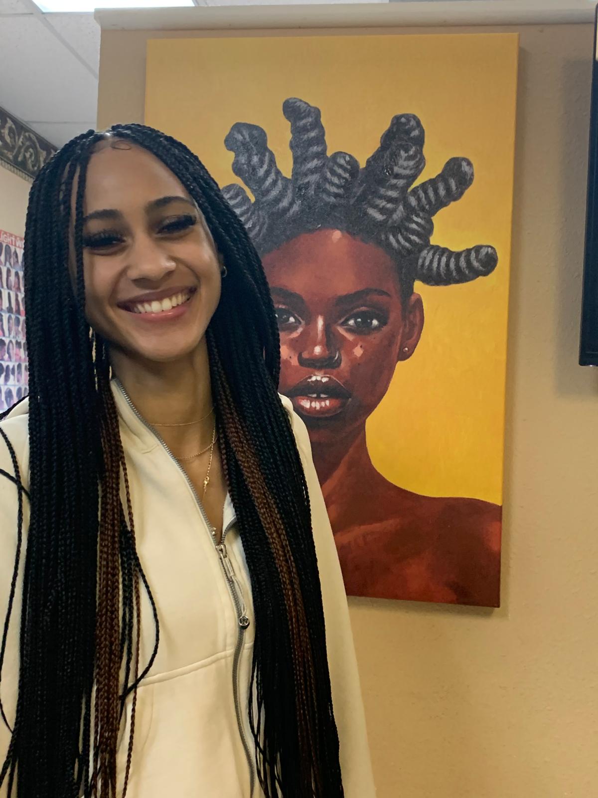 Ashley African Hair Braiding Logo Ashley African Hair Braiding Logo